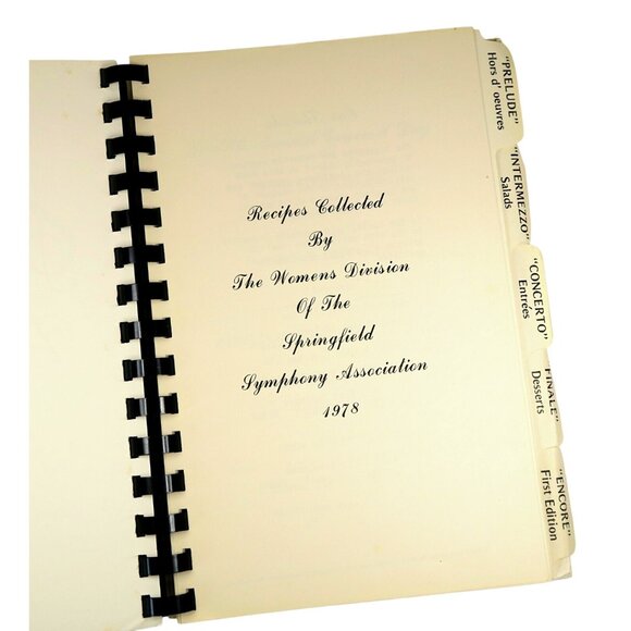 1978 Symphony of Cooking – Springfield MO PTA Cookbook, Women's Division Recipes - Picture 2 of 5